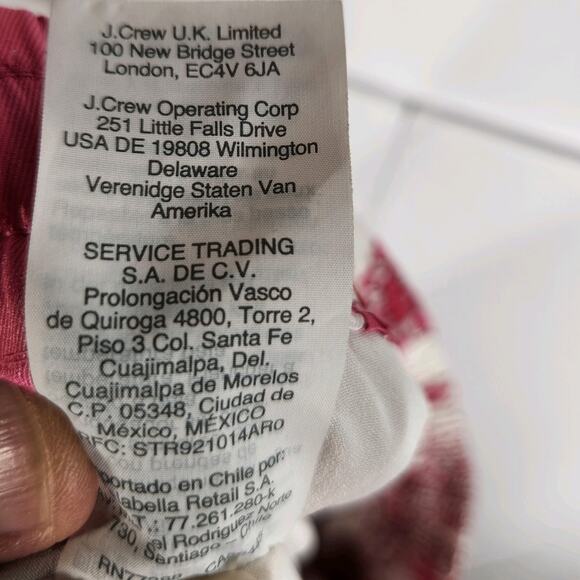 J. Crew Relaxed High Rise Crop Wide Leg Pant Womens Size 6 Vintage Paisley - Picture 8 of 9